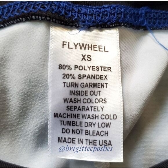 FLYWHEEL Cropped Snake Blue Leggings - Picture 7 of 7